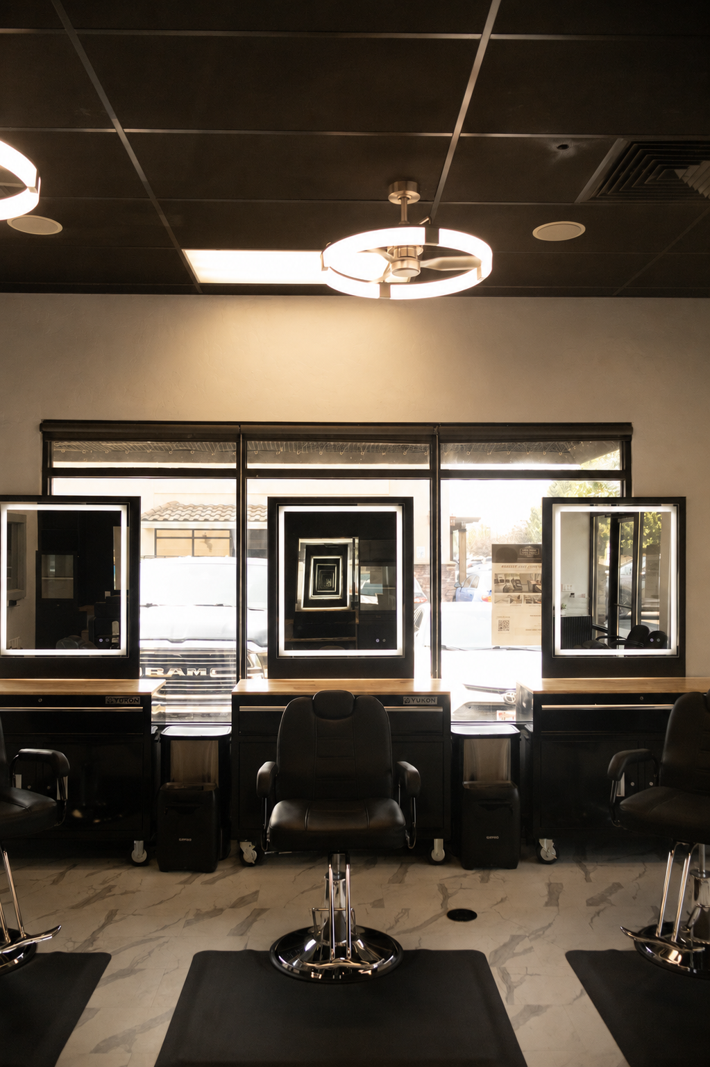 Barber Stations inside 10th Ave Luxury Suites