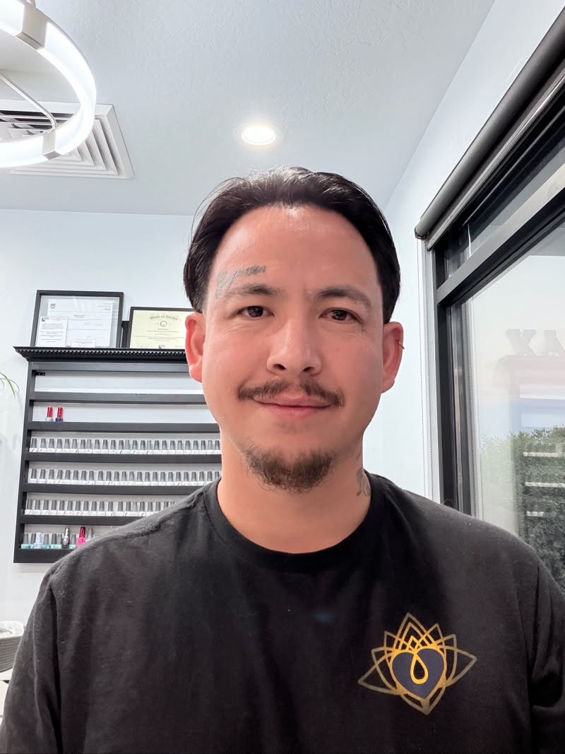 Blue Lotus Nails owner inside the studio at 10th Ave Luxury Suites